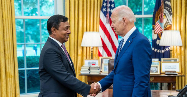 বাইডেনকে বাংলাদেশ সফরের আমন্ত্রণ