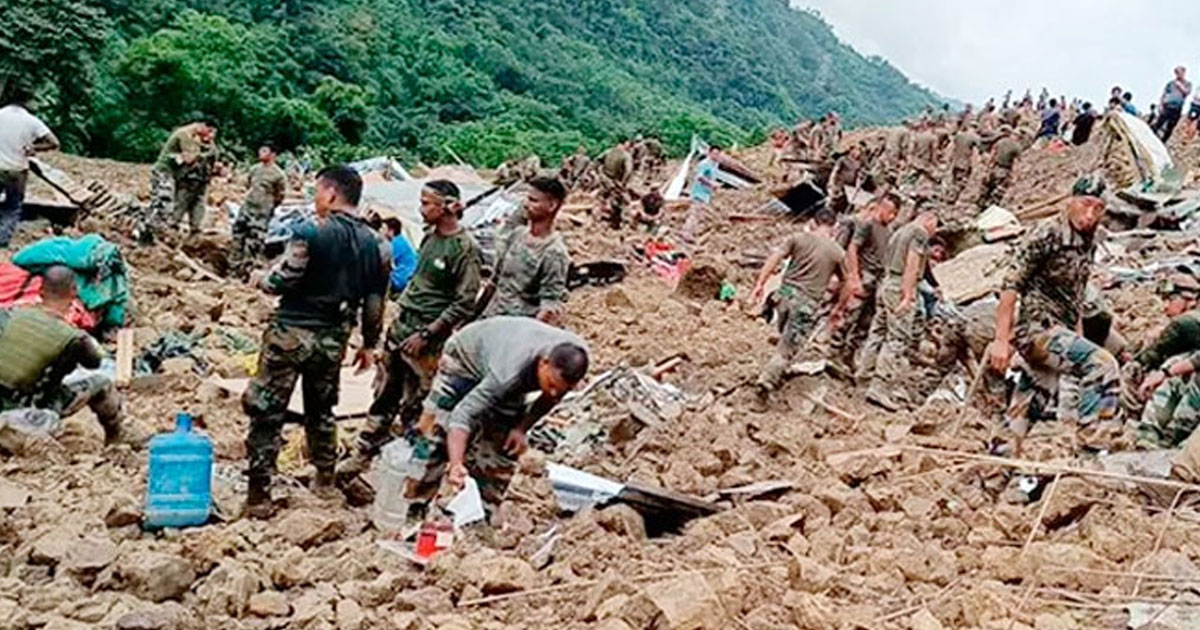 ভারতের মণিপুরে ভূমিধসে নিহতের সংখ্যা বেড়ে ৮১