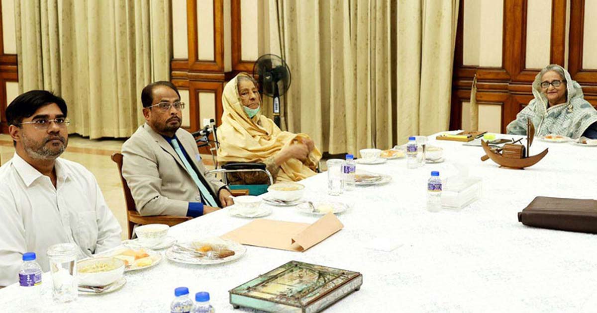 প্রধানমন্ত্রীর সঙ্গে সাক্ষাৎ করলেন রওশন ও জিএম কাদের