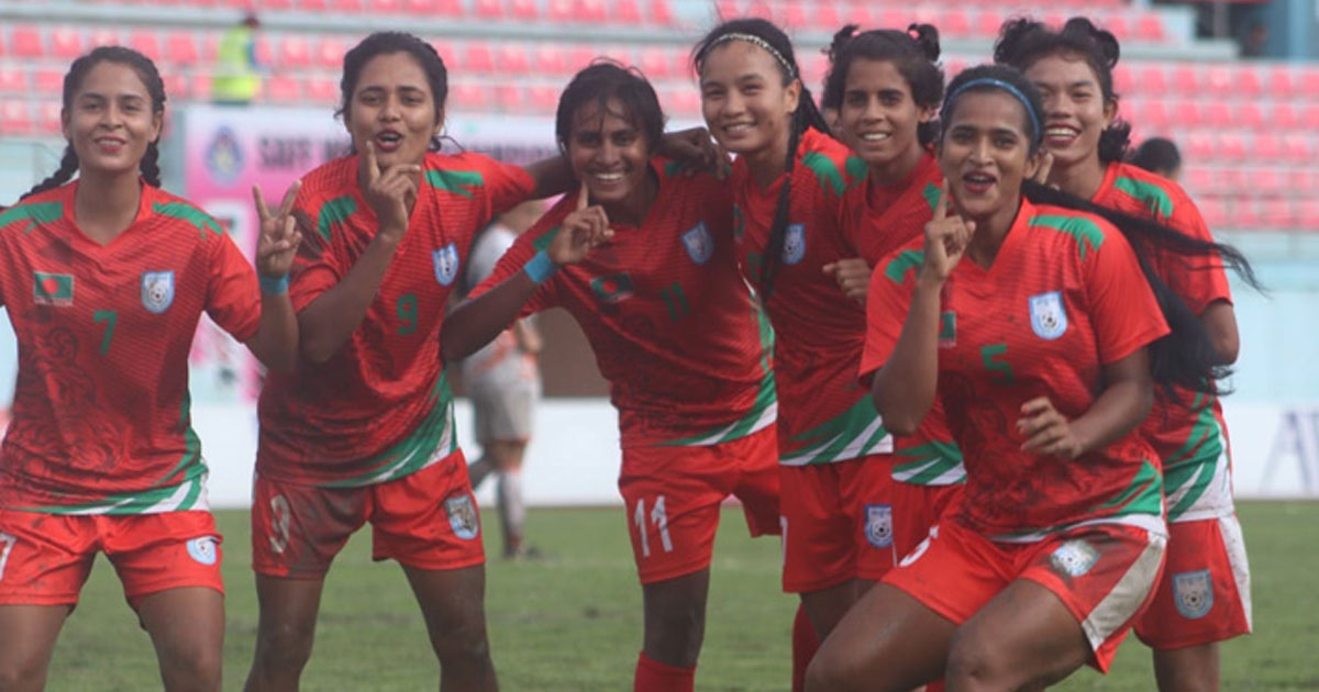 সাবিনার হ্যাটট্রিকে ভুটানকে হারিয়ে ফাইনালে বাংলাদেশ