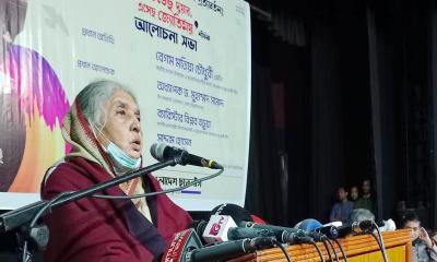 বঙ্গবন্ধুকে রক্ষাকারীরা নিজেদের বাঁচাতে ব্যস্ত ছিলো: মতিয়া চৌধুরী