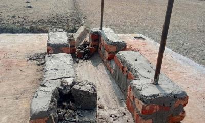 আটপাড়ায় রাতের আঁধারে শ্মশান ঘাট ভাংচুর