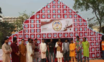 নজরুল বিশ্ববিদ্যালয়ে সরস্বতী পূজা উদ্যাপিত