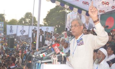 ‘তত্ত্বাবধায়ক সরকার ছাড়া কোন নির্বাচন হতে দেয়া হবেনা’