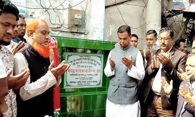 নান্দাইলে দুটি রাস্তার উন্নয়ন কাজের ভিত্তি প্রস্তর স্থাপন