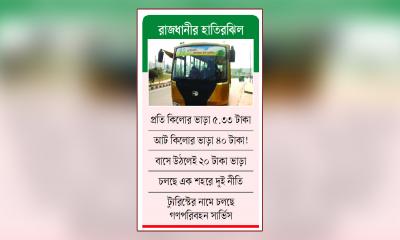 চক্রাকার বাসে ভাড়া নৈরাজ্য