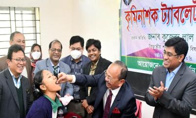 খাগড়াছড়িতে কৃমিনাশক  ক্যাম্পেইন উদ্বোধন