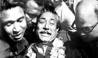 বঙ্গবন্ধুর স্বদেশে ফেরার দিন আজ