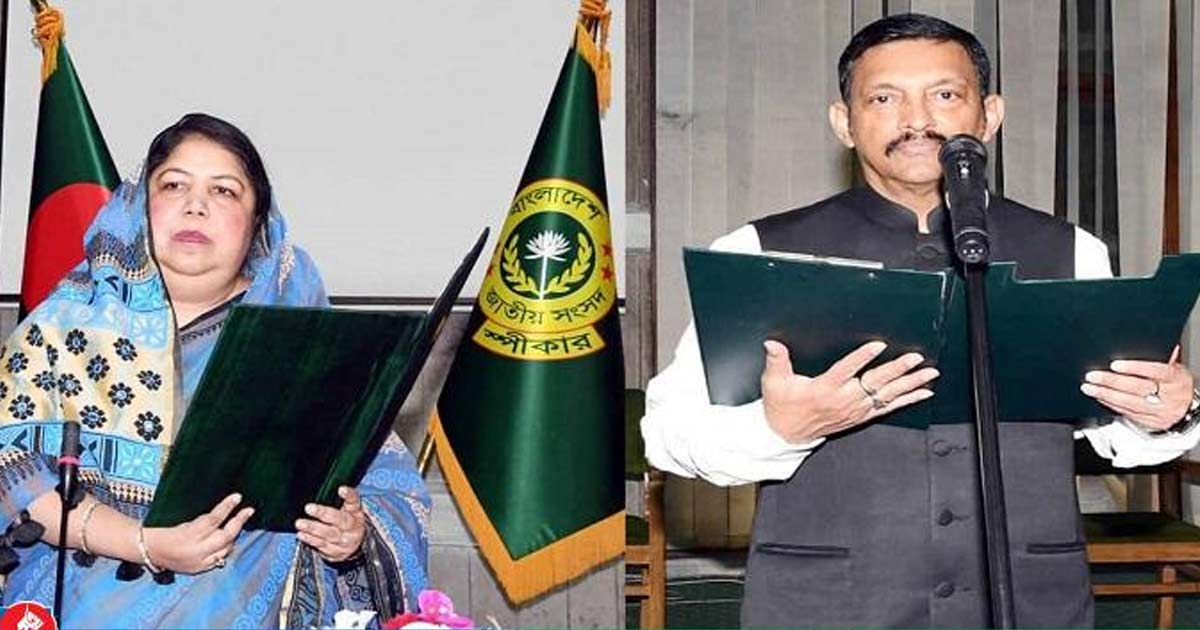 সাজেদাপুত্র শাহদাব আকবরের শপথ গ্রহণ