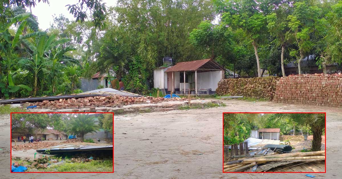নীলফামারীতে প্রাক্তন চেয়ারম্যানের বিরুদ্ধে মসজিদ ভাঙার অভিযোগ