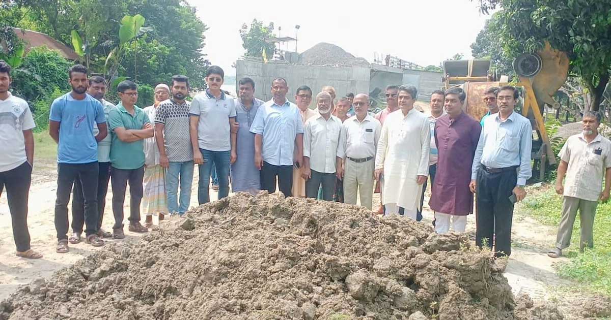 শহীদ গোলাম কিবরিয়া সেতুর এপ্রোচ সড়কের কাজের উদ্বোধন
