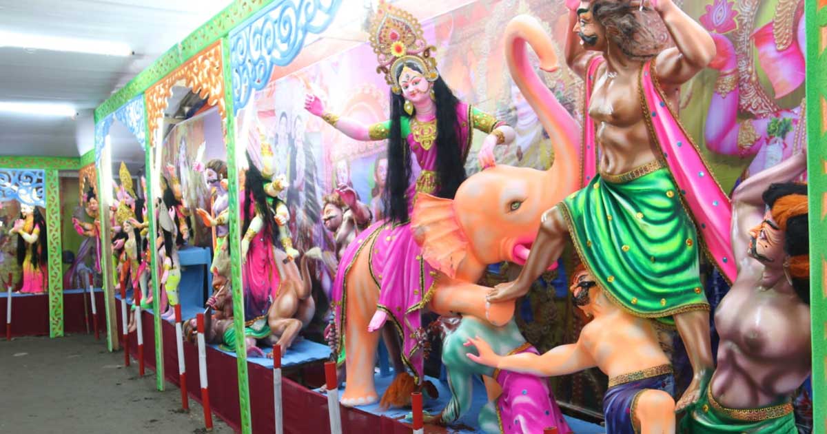 দুর্গাপূজা উপলক্ষে বরিশালে আইন শৃঙ্খলা বাহিনীর ব্যাপক প্রস্তুতি