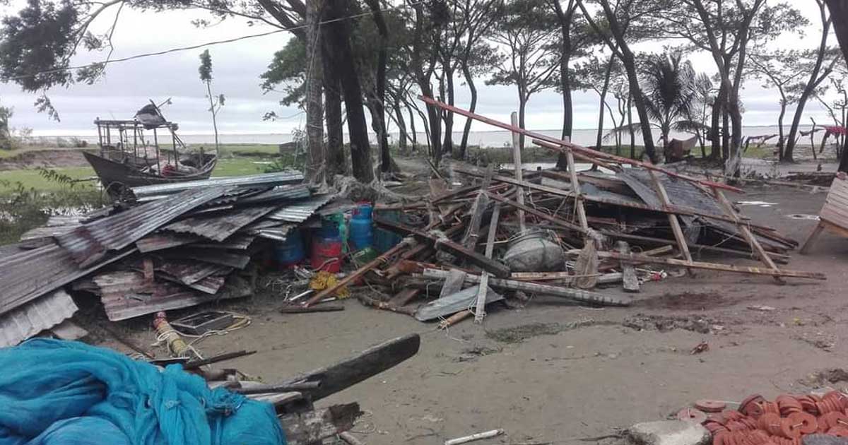রামগতিতে সিত্রাংয়ের প্রভাবে ব্যাপক ক্ষয়ক্ষতি
