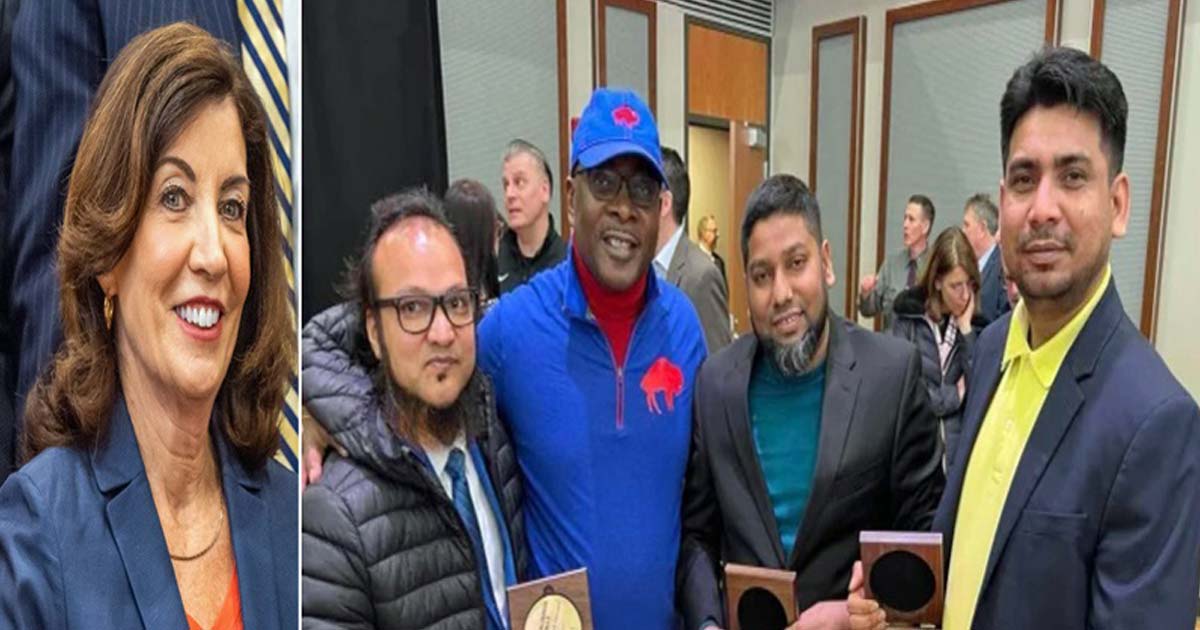 নিউইয়র্কে ‘তুষারঝড় নায়ক’ সম্মাননা পেলেন ২ বাংলাদেশি
