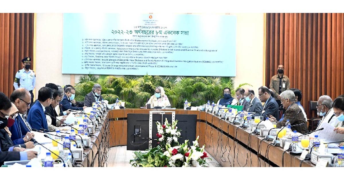 একনেকে ১০৬৪০ কোটির ১১ প্রকল্প অনুমোদন