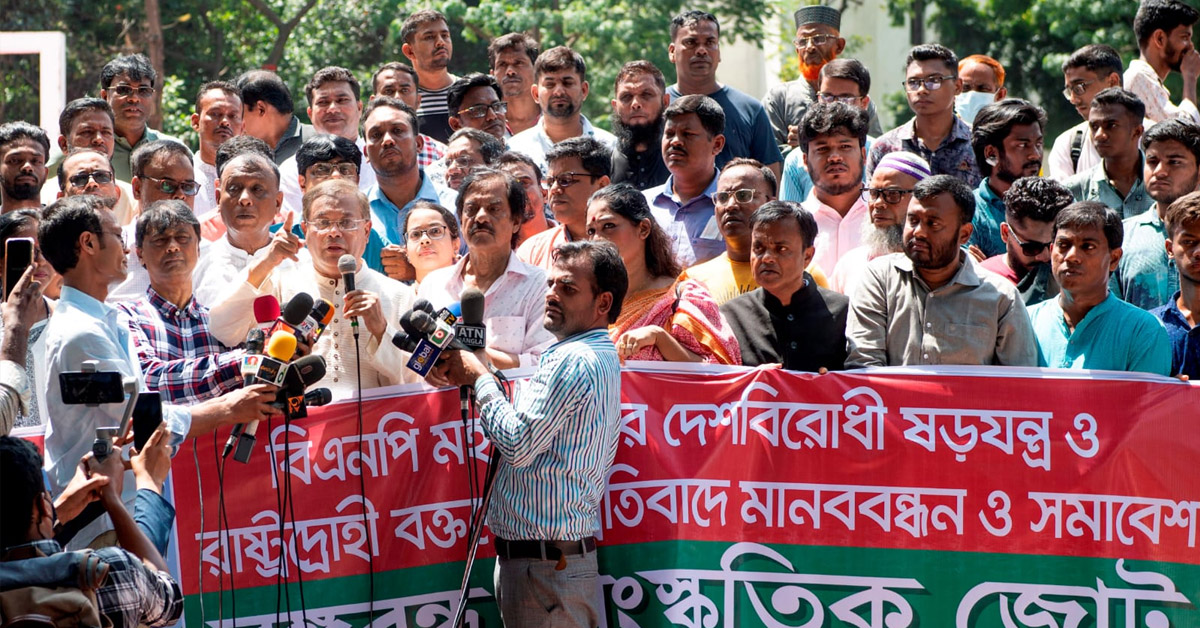 পাকিস্তানের স্বপ্নে বিভোর বিএনপিকে সবক্ষেত্রে প্রতিহত করার আহ্বান তথ্যমন্ত্রীর