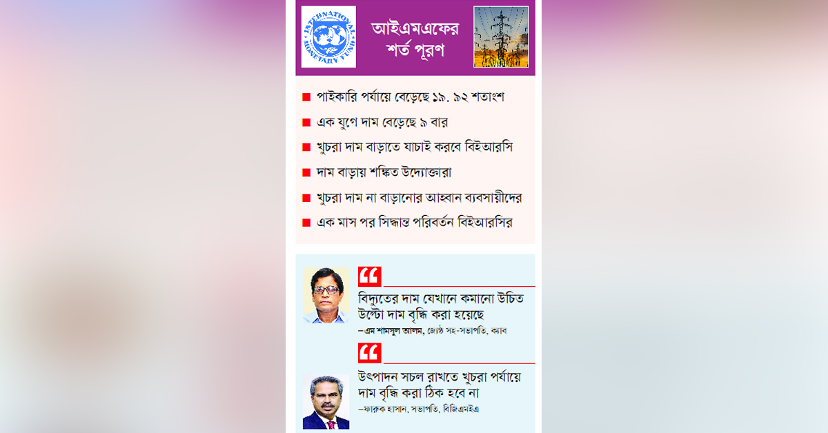 নিয়ম ভেঙে বিদ্যুতের মূল্যবৃদ্ধি