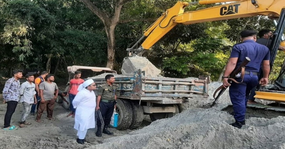 মধুমতি নদীর বাঁধের ক্ষতিসাধন করায় দুই ব্যবসায়ীকে কারাদণ্ড