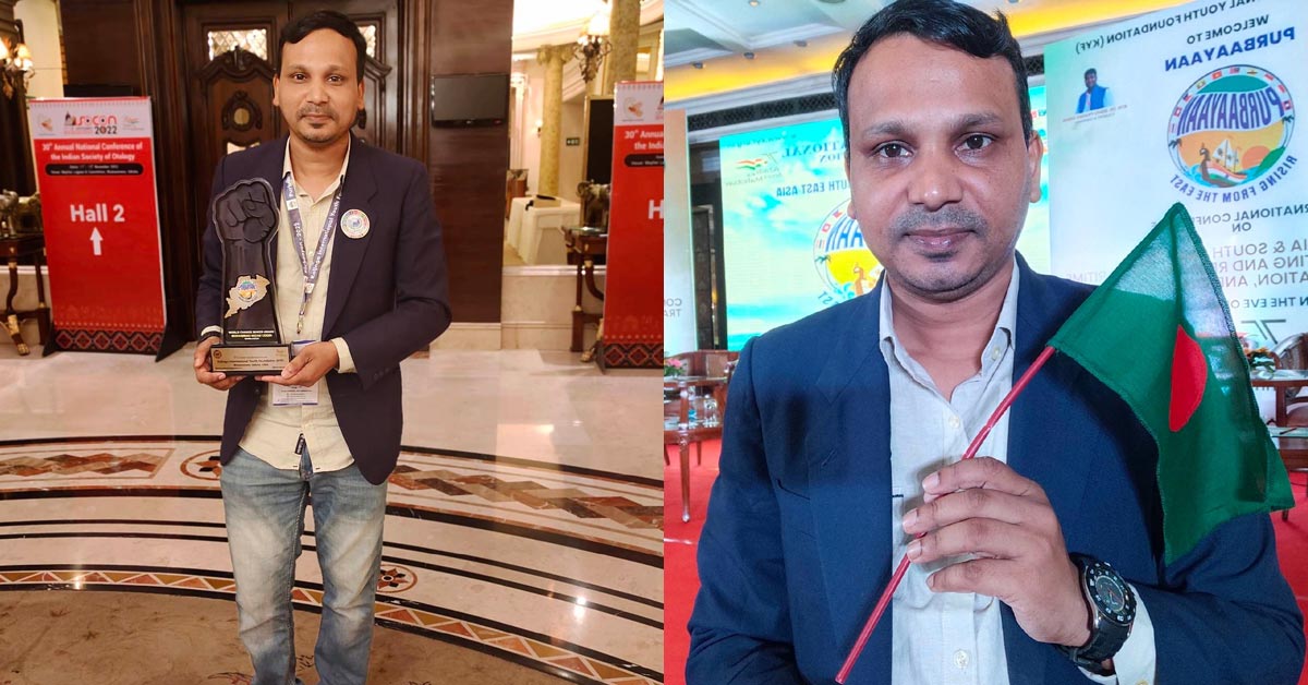 ‘ওয়ার্ল্ড চেঞ্জমেকার’ পুরস্কার পেলেন নিজাম উদ্দিন
