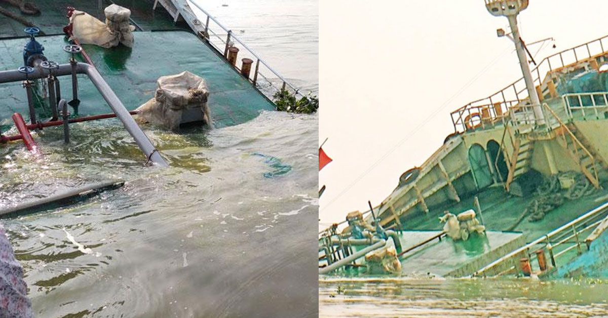 মেঘনায় তেলবাহী জাহাজডুবি: ইলিশের ব্যাপক ক্ষতির শঙ্কা