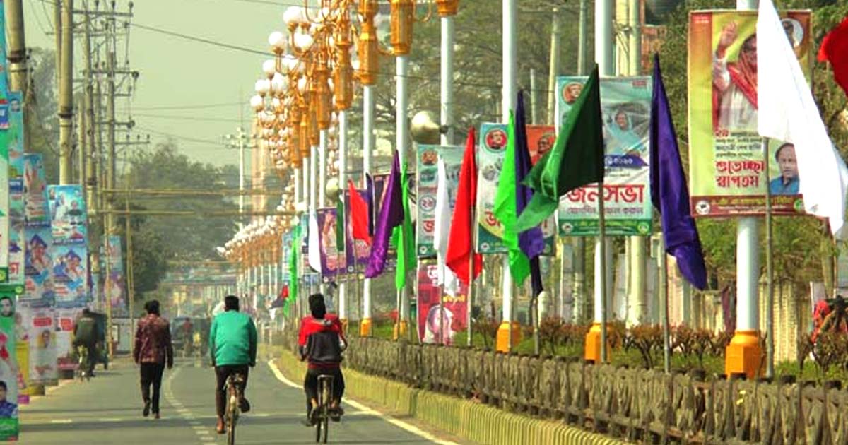 প্রধানমন্ত্রীর আগমনে সেজেছে রাজশাহী
