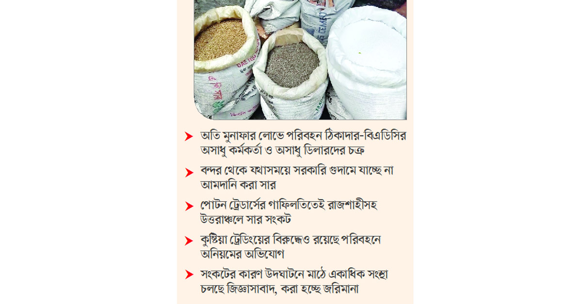 সার সংকটে ত্রিমুখী চক্র