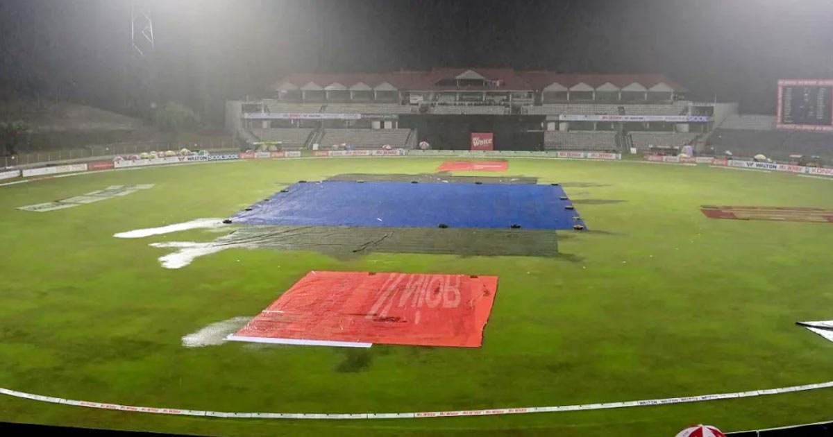 বৃষ্টিতে পরিত্যক্ত দ্বিতীয় ওয়ানডে