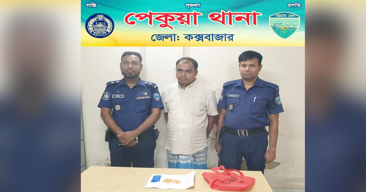 পেকুয়ায় ইয়াবাসহ আটক ১