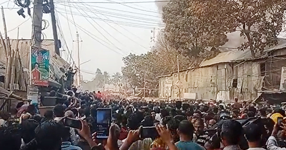 কড়াইল বস্তির আগুন নিয়ন্ত্রণে