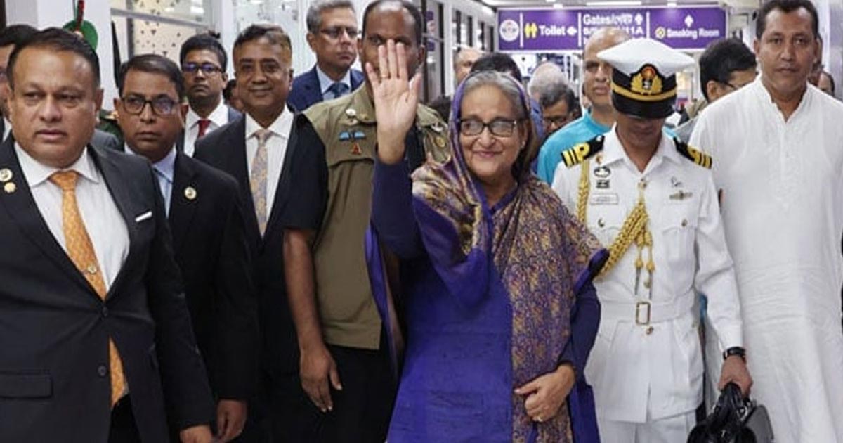 ব্রিকস সম্মেলন শেষে দেশে ফিরেছেন প্রধানমন্ত্রী