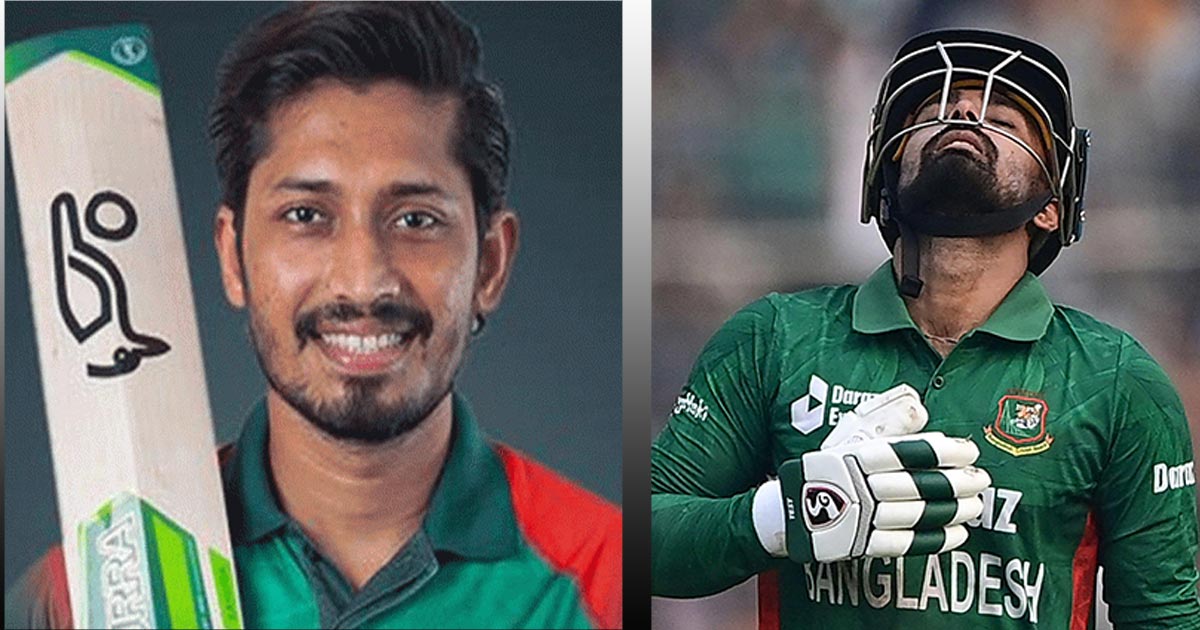 লিটনের যায়গায় বিজয়