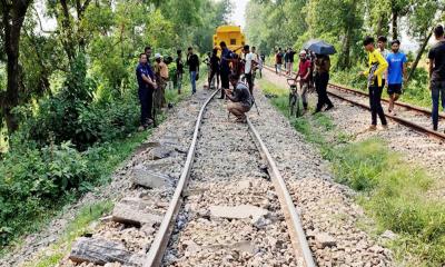 ব্রাহ্মণবাড়িয়ায় গরমে বেঁকে গেছে লাইন, রেল যোগাযোগ বন্ধ