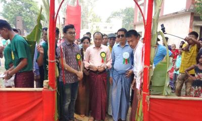 থানচিতে মারমাদের ১৩৮৫ সাকক্রয় বর্ষ বরণ ও জলকেলী
