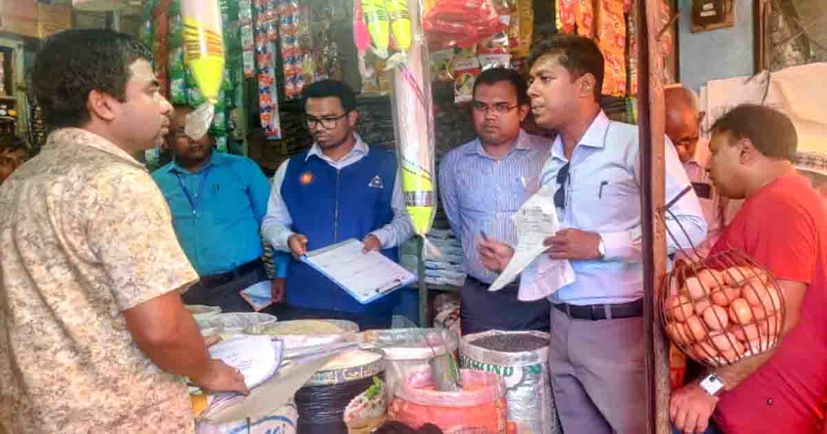 মাধবপুরে ভ্রাম্যমাণ আদালতের অভিযান, ৭ প্রতিষ্ঠানকে জরিমানা