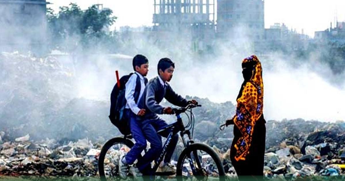 দূষিত বাতাসের শহরে প্রথম করাচি, পঞ্চম ঢাকা