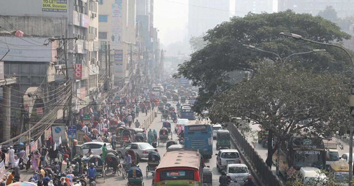 আজ ঢাকার বাতাসের মান ‘অস্বাস্থ্যকর’
