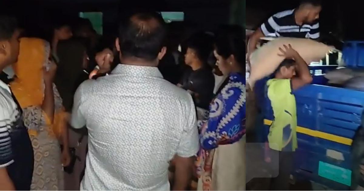 বসতবাড়ি থেকে ৮৩ বস্তা সরকারি চাল জব্দ, আটক-২