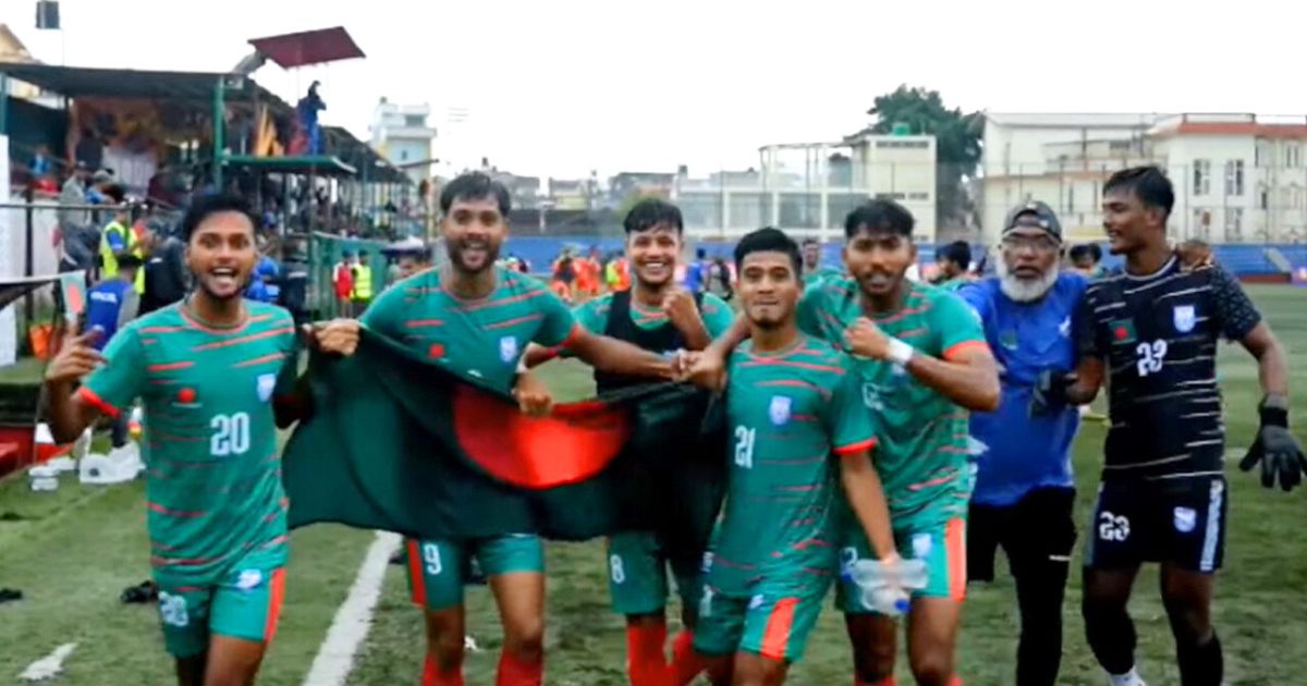 সাফ অনূর্ধ্ব-২০: ভারতকে হারিয়ে ফাইনালে বাংলাদেশ