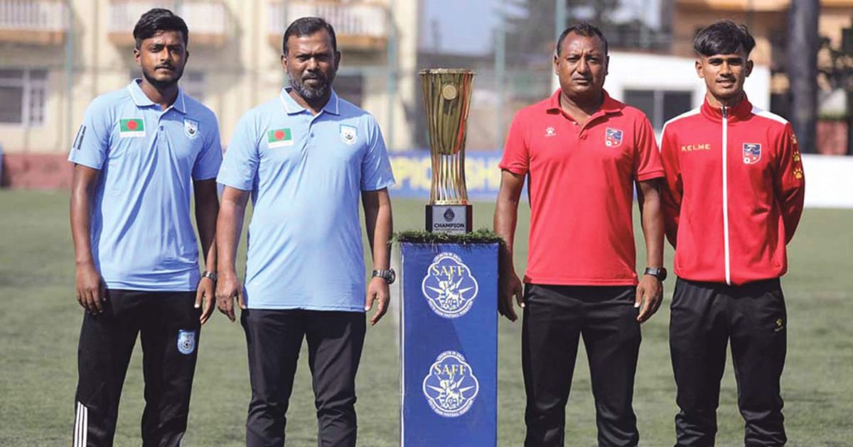 শিরোপা লড়াইয়ে মাঠে নামছে বাংলাদেশ-নেপাল