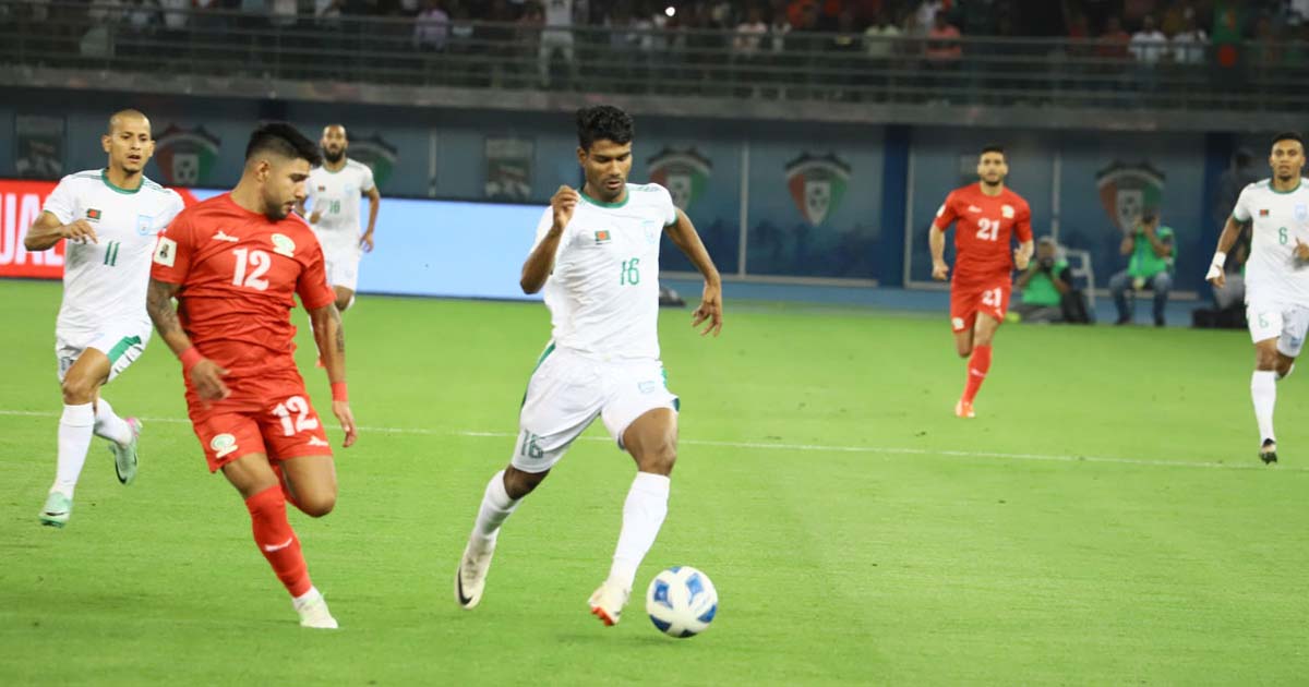 বিশ্বকাপ বাছাই: ফিলিস্তিনের কাছে ৫-০ গোলে হারল বাংলাদেশ