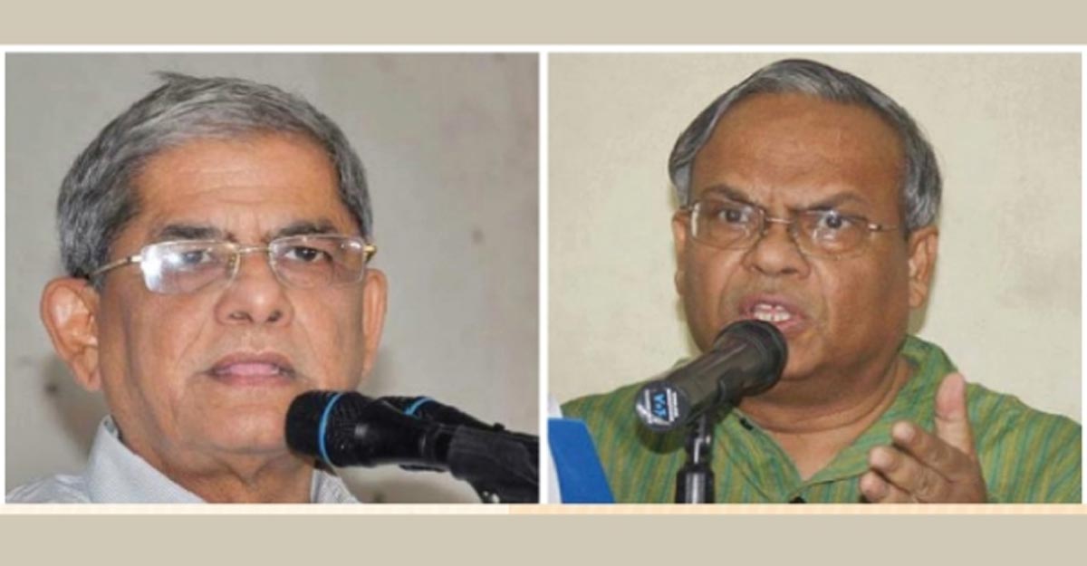 মির্জা ফখরুল আটকে রিজভীর ক্ষোভ