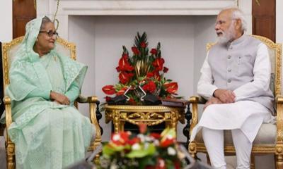হাসিনা-মোদির শীর্ষ বৈঠক আজ