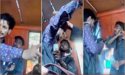 জবির সহসমন্বয়ক পরিচয়ে হেলপারকে মারধর করে ছাত্রলীগকর্মী