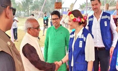খুলনা উপকূলে সুইডেনের ক্রাউন প্রিন্সেস ভিক্টোরিয়া