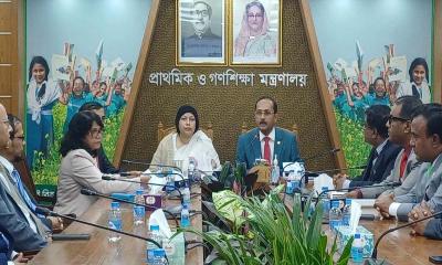 নতুন গণশিক্ষা প্রতিমন্ত্রীর সঙ্গে কর্মকর্তাদের  মতবিনিময়
