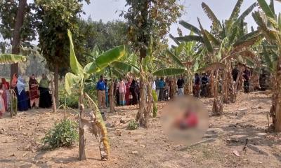শ্রীপুরের কলাবাগান থেকে নারীর আগুনে পোড়া লাশ উদ্ধার