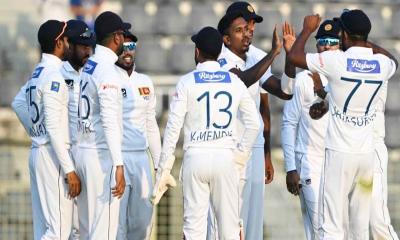 শ্রীলঙ্কার ছুড়ে দেওয়া রানের তাড়ায় ধুঁকছে বাংলাদেশ