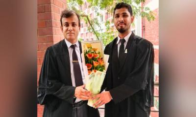 ফুলেল শুভেচ্ছায় সিক্ত সহকারী পিপি আয়াত উল্লাহ