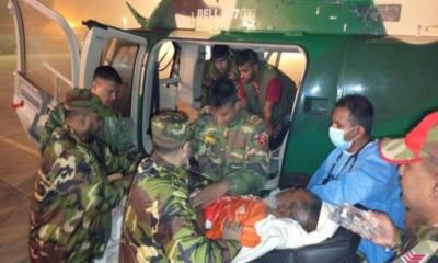 শহীদ আবু সাঈদের বাবা অসুস্থ, হেলিকপ্টারে আনা হলো ঢাকায়