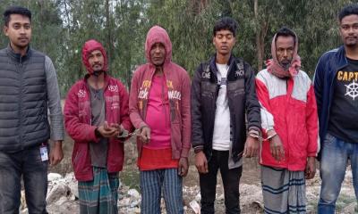 ধামইরহাটে ৪ মাদকসেবীর কারাদণ্ড